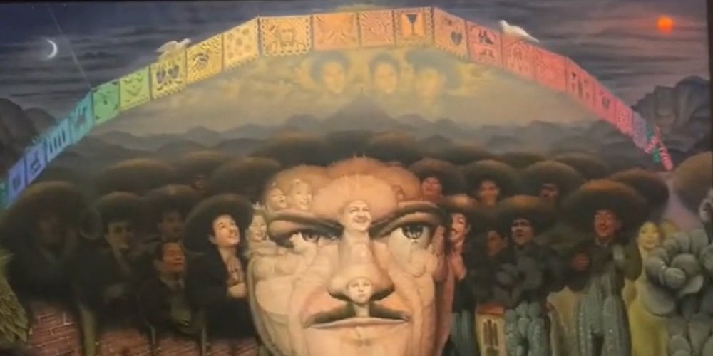 Pintura de José Alfredo Jimenez en su casa museo